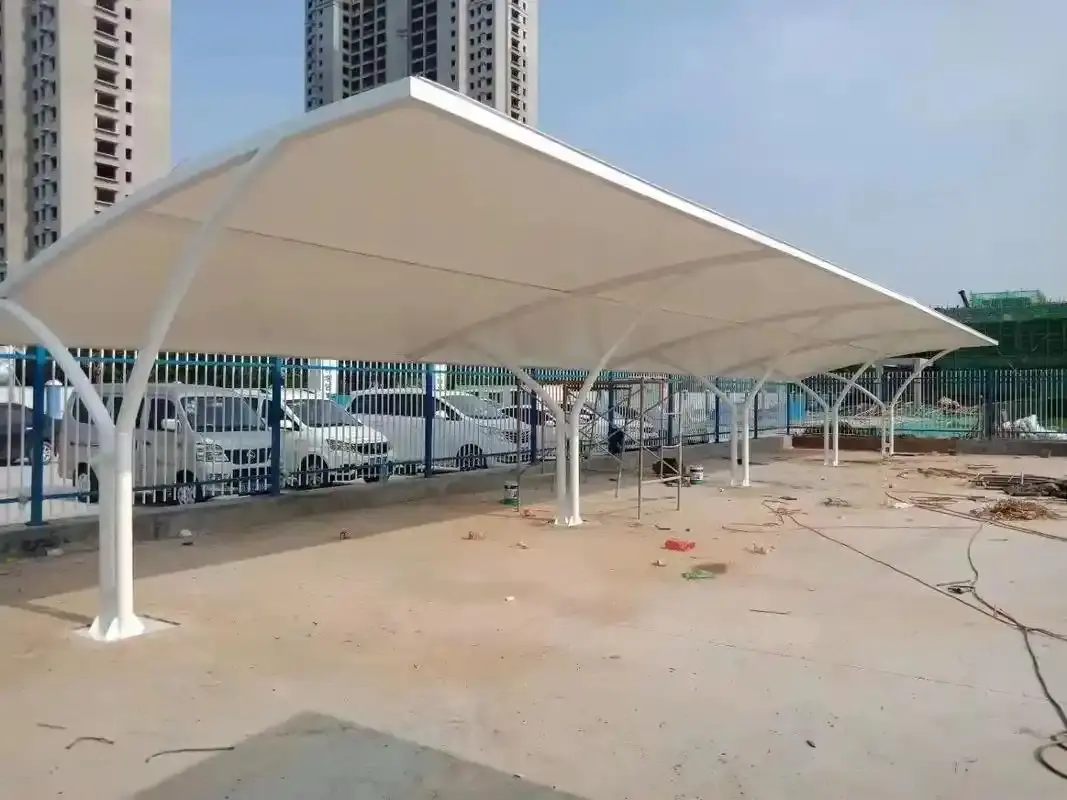 贵州水城园区停车棚为何生锈漏水?选购膜结构先避开这三个坑
